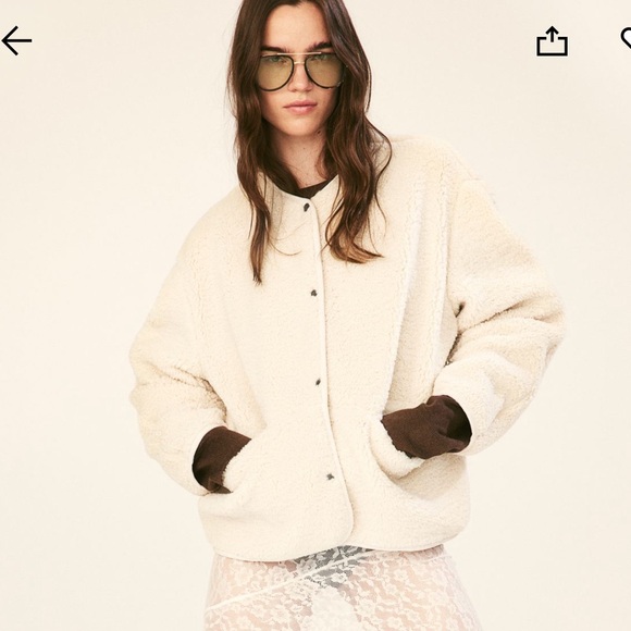 H&M Faux Shearling Jacket - Picture 1 of 3